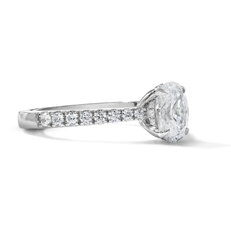 Vera Wang Love Collection 1.29 CT. T.W. Oval Engagement Ring 14K White Gold