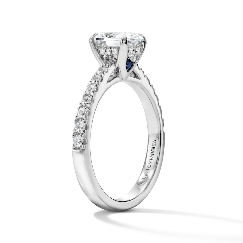 Vera Wang Love Collection 1.29 CT. T.W. Oval Engagement Ring 14K White Gold
