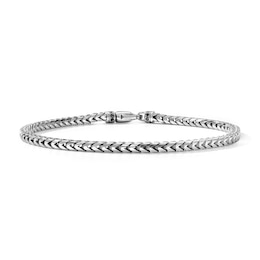 Impero by Luca Rigon Men's 0.11 CT. T.W. Black Diamond Franco Chain Bracelet in Solid Electrum - 8.25"