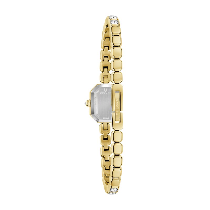 Ladies' Bulova Crystal Quartz Stainless Steel Watch and Tennis Bracelet Set (98X145)
