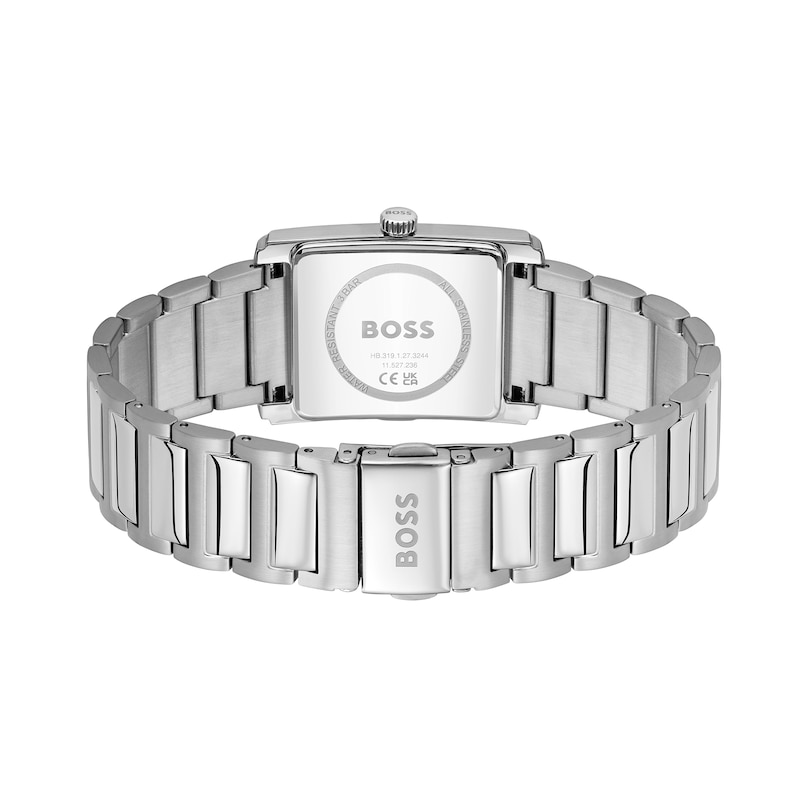 Men's Hugo Boss Principle Stainless Steel Dress Watch with Black Dial (Model: 1514297)