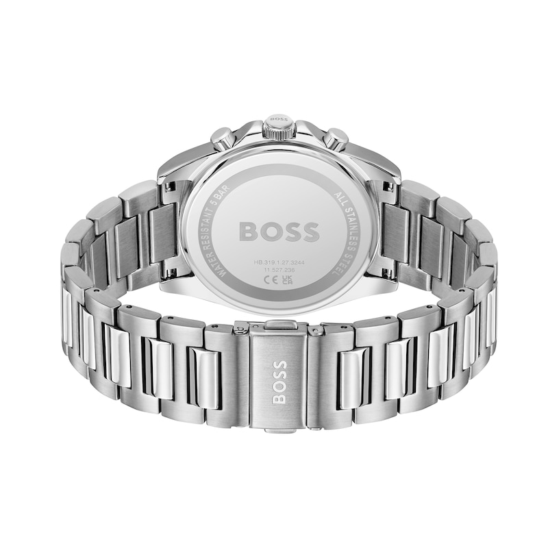 Men's Hugo Boss Strike Chrono Stainless Steel Watch with Black Dial (Model: 1514290)