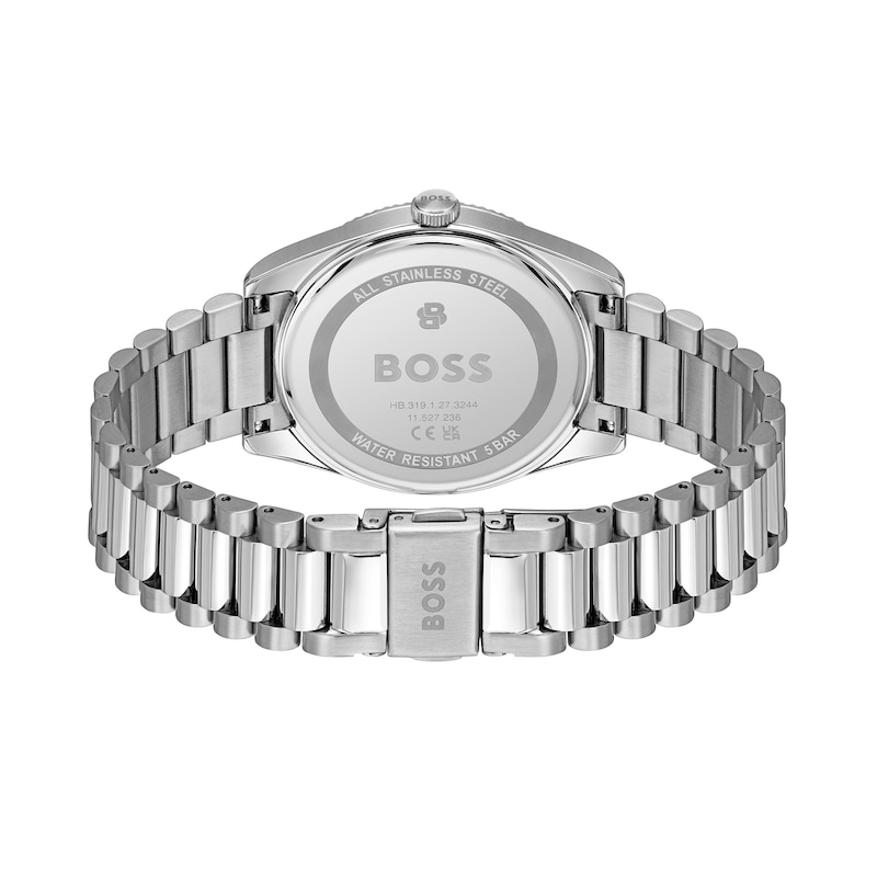 Men's Hugo Boss Cheswick Stainless Steel Watch with Blue Dial (Model: 1514309)