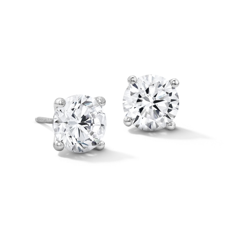 CT. T.W. Certified Lab-Grown Diamond Solitaire Stud Earrings in 10K Gold (F/SI2