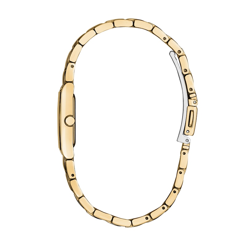 Ladies' Citizen Axiom Gold-Tone Stainless Steel Watch with Gold-Tone Dial and Diamond Accent (EG7052-59P)