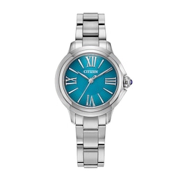 Ladies' Citizen L Ceci Stainless Steel Watch with Blue Dial (EM1161-55L)