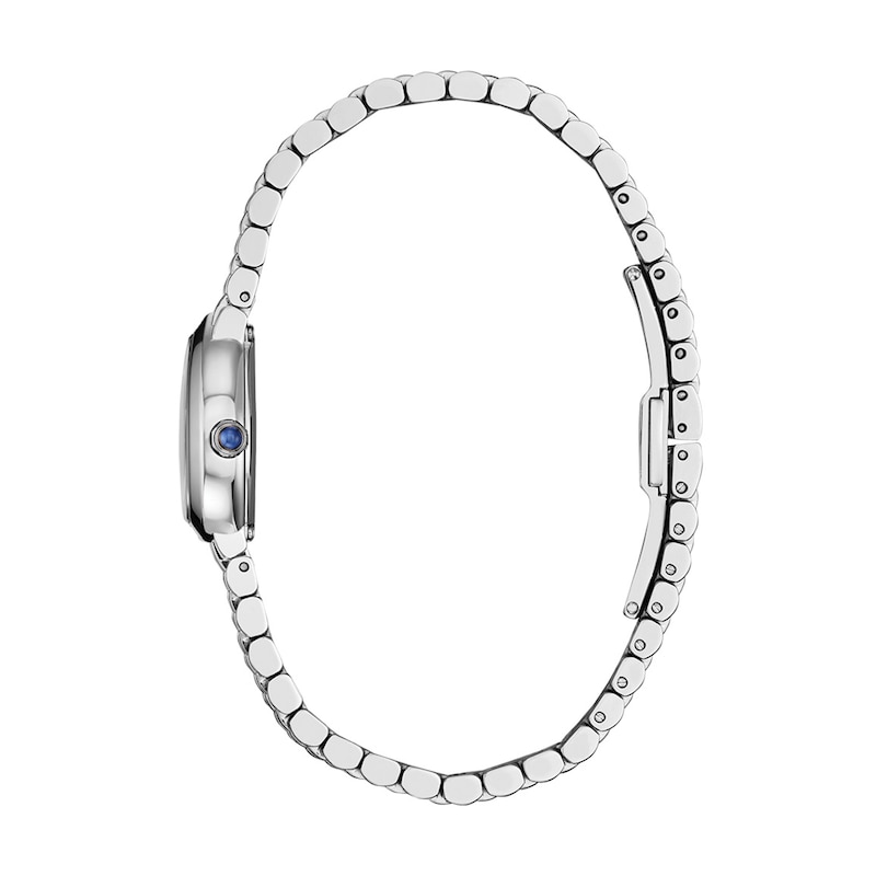 Ladies' Citizen L Rainell Stainless Steel Watch with White Dial (EX1550-54A)
