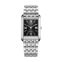 Men's Citizen Classic Dress Classic Stainless Steel Watch with Black Dial (BJ6570-50E)
