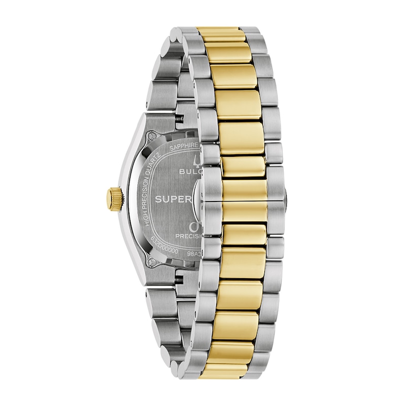Men's Bulova Super Seville Precisionist Two-Tone Stainless Steel Watch with Sodalite Dial (98A337)