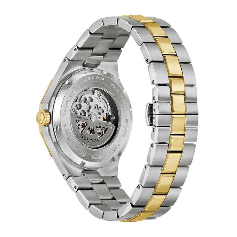 Men's Bulova Prestige Automatic Two-Tone Stainless Steel Watch with Open Dial (98A339)