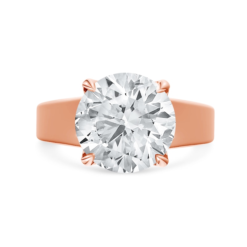 5.25 CT. T.W. Certified Lab-Grown Diamond Solitaire Hidden Frame Engagement Ring in 14K Rose Gold (F/VS2)