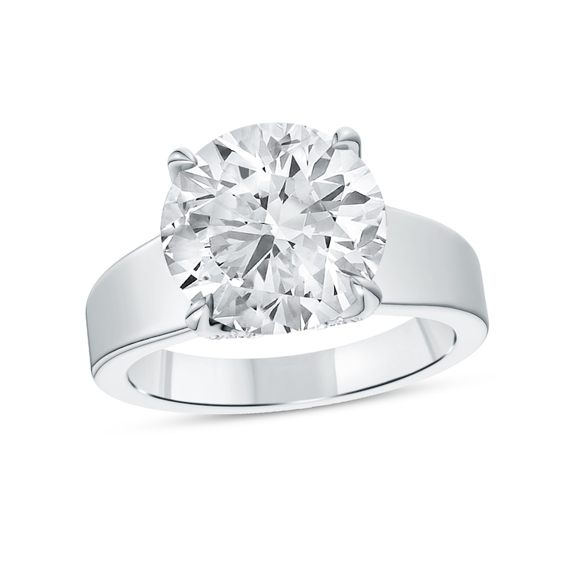 5.25 CT. T.W. Certified Lab-Grown Diamond Solitaire Hidden Frame Engagement Ring in 14K Gold (F/VS2