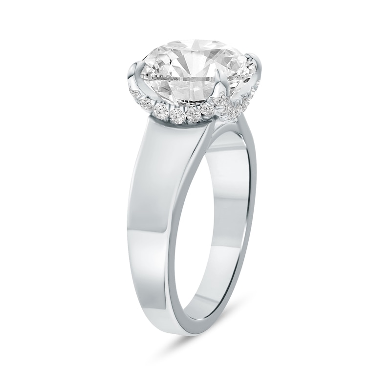 5.25 CT. T.W. Certified Lab-Grown Diamond Solitaire Hidden Frame Engagement Ring in 14K Gold (F/VS2