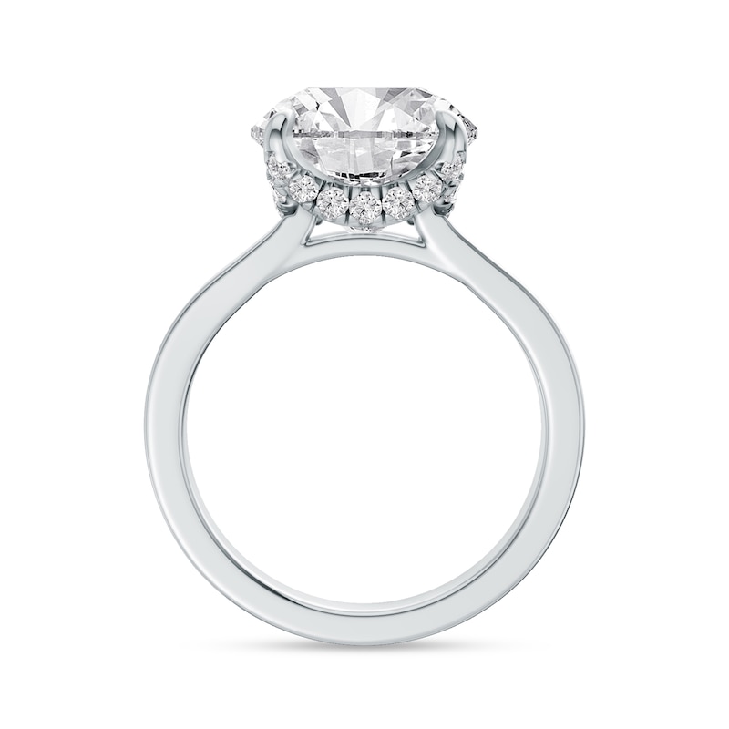 5.25 CT. T.W. Certified Lab-Grown Diamond Solitaire Hidden Frame Engagement Ring in 14K Gold (F/VS2