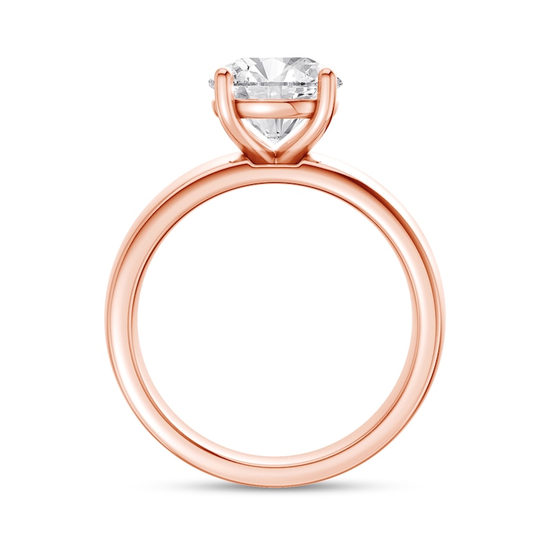 2.00 CT. T.W. Certified Lab-Grown Diamond Solitaire Engagement Ring in 14K Rose Gold (F/VS2)