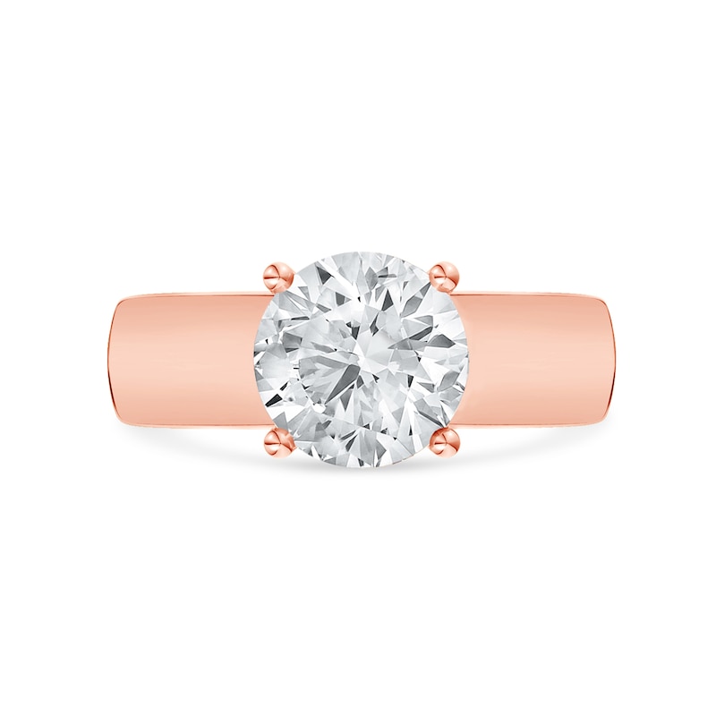 2.00 CT. T.W. Certified Lab-Grown Diamond Solitaire Engagement Ring in 14K Rose Gold (F/VS2)
