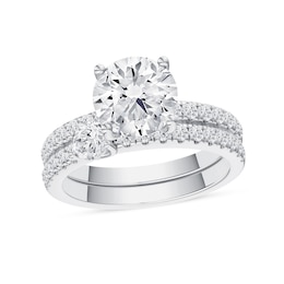 2.75 CT. T.W. Certified Lab-Grown Diamond Bridal Set in 14K White Gold (F/VS2)