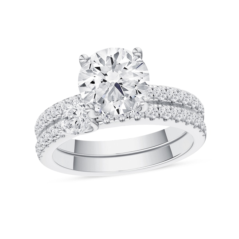 2.75 CT. T.W. Certified Lab-Grown Diamond Bridal Set in 14K Gold (F/VS2