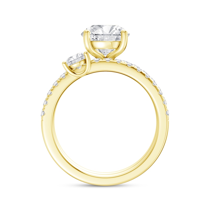 2.75 CT. T.W. Certified Lab-Grown Diamond Bridal Set in 14K Gold (F/VS2)