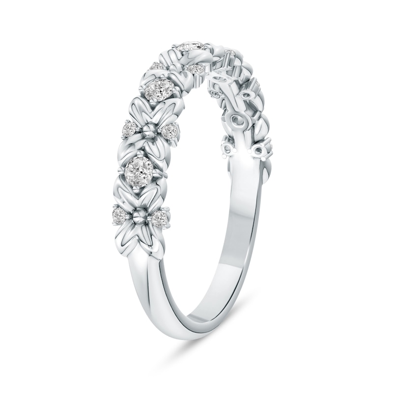 0.20 CT. T.W. Lab-Grown Diamond Flower Ring in 14K Gold (F/VS2