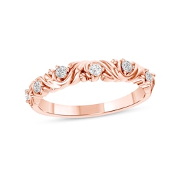 0.15 CT. T.W. Lab-Grown Diamond Ring in 14K Rose Gold (F/VS2)