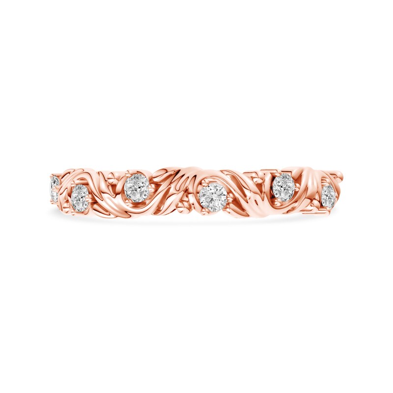 0.15 CT. T.W. Lab-Grown Diamond Ring in 14K Rose Gold (F/VS2)