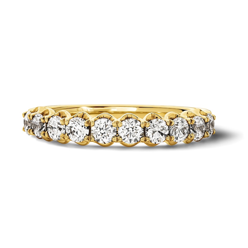 CT. T.W. Diamond Scalloped Band in 10K Gold