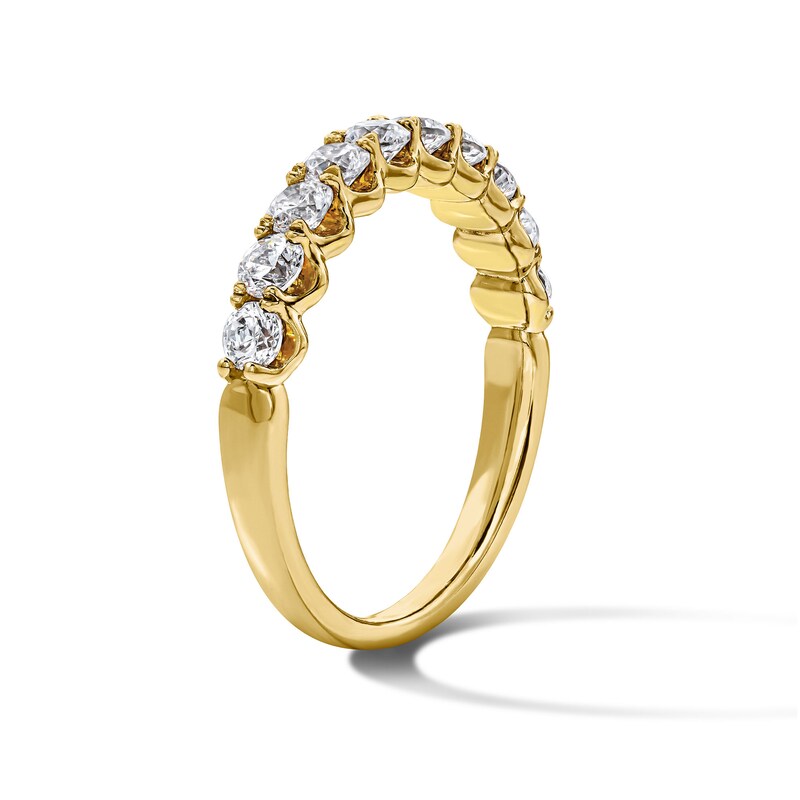 CT. T.W. Diamond Scalloped Band in 10K Gold