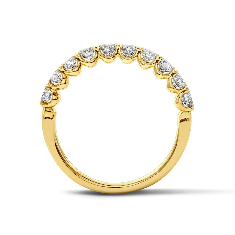 CT. T.W. Diamond Scalloped Band in 10K Gold