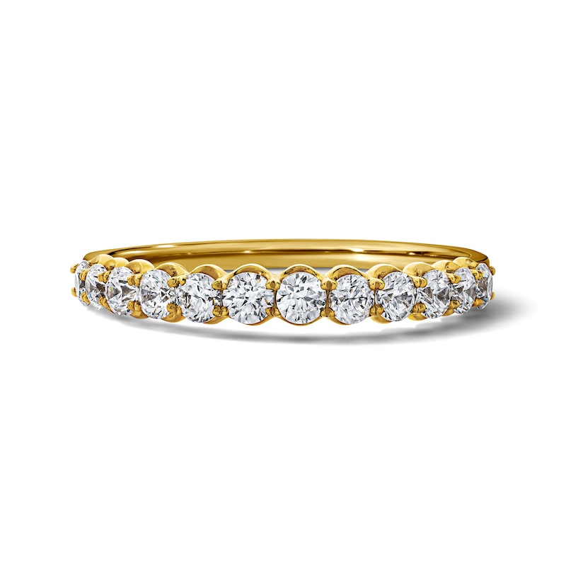 CT. T.W. Diamond Scalloped Band 10K Gold