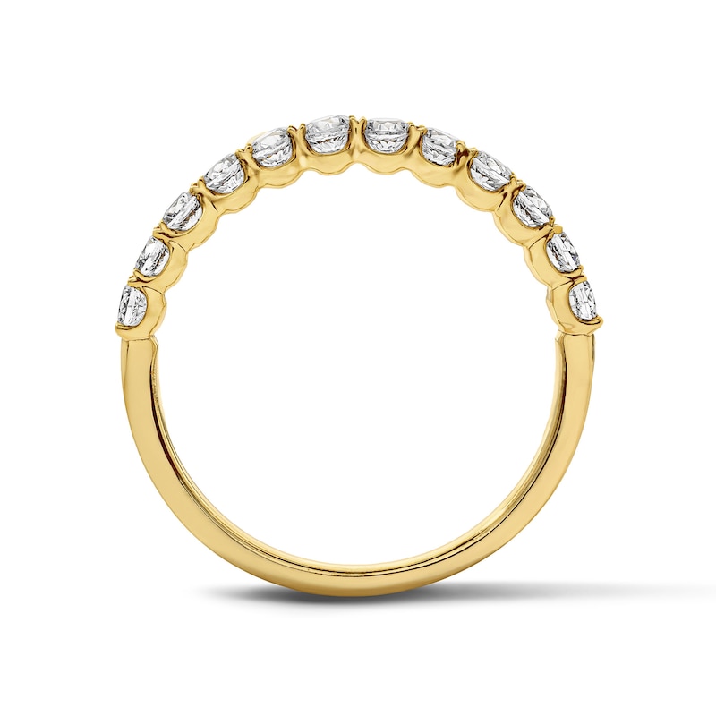 CT. T.W. Diamond Scalloped Band 10K Gold
