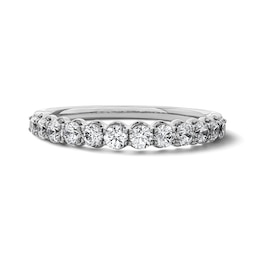 0.60 CT. T.W. Diamond Scalloped Band in 10K White Gold