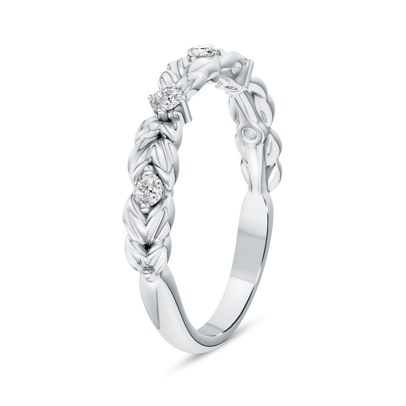 0.15 CT. T.W. Lab-Grown Diamond Botanical Ring in 14K Gold (F/VS2