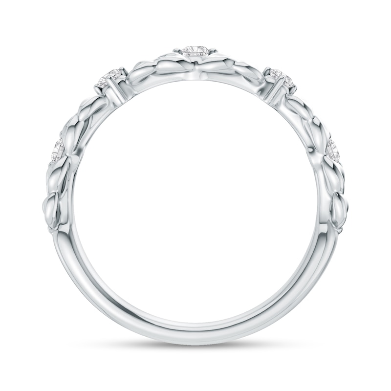 0.15 CT. T.W. Lab-Grown Diamond Botanical Ring in 14K Gold (F/VS2