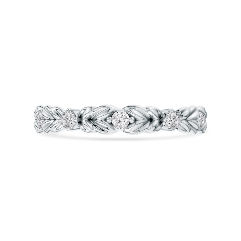 0.15 CT. T.W. Lab-Grown Diamond Botanical Ring in 14K Gold (F/VS2