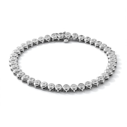 0.25 CT. T.W. Lab-Grown Diamond Bracelet in Sterling Silver (F/SI2) - 7.0"