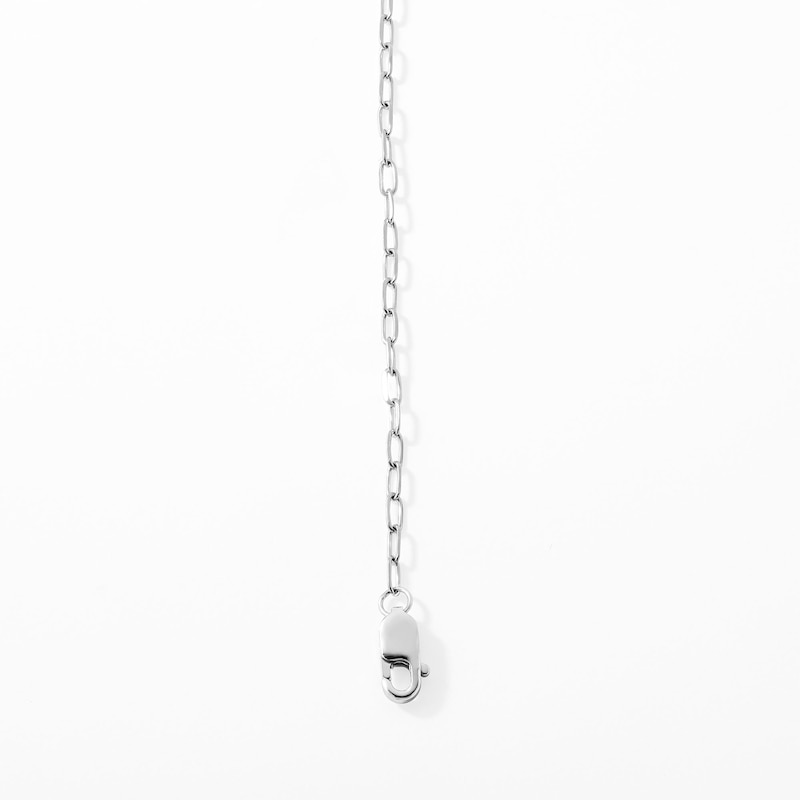 0.25 CT. T.W. Oval Lab-Grown Diamond Bezel-Set Solitaire Bracelet in Sterling Silver (F/SI2) - 7.5"