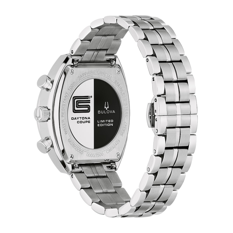 Men's Bulova Shelby® Racer Chronograph Limited Edition Stainless Steel Watch with Extra Leather Strap (96K118)