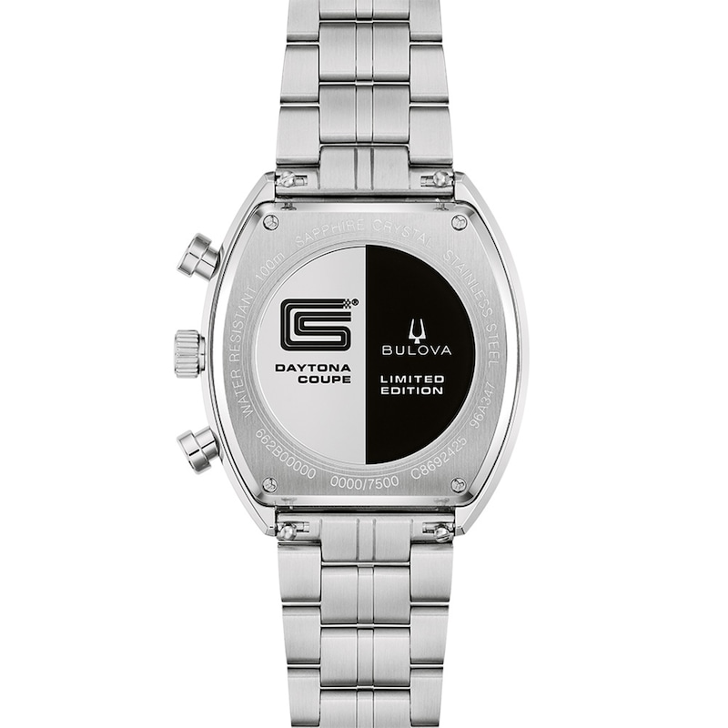 Men's Bulova Shelby® Racer Chronograph Limited Edition Stainless Steel Watch with Extra Leather Strap (96K118)