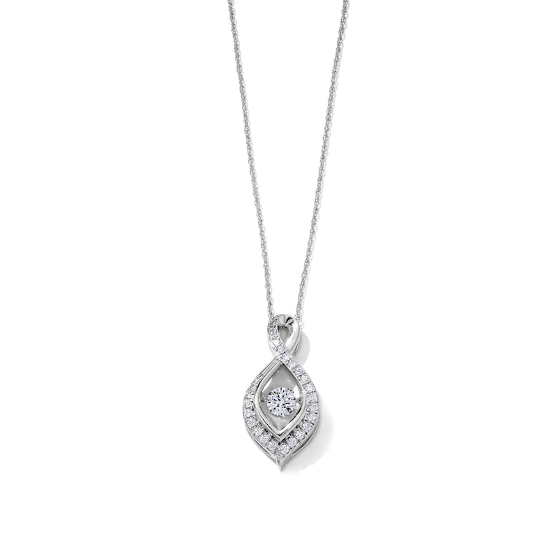 Unstoppable Love™ CT. T.W. Lab-Grown Diamond Infinity Necklace in Sterling Silver (F/SI2