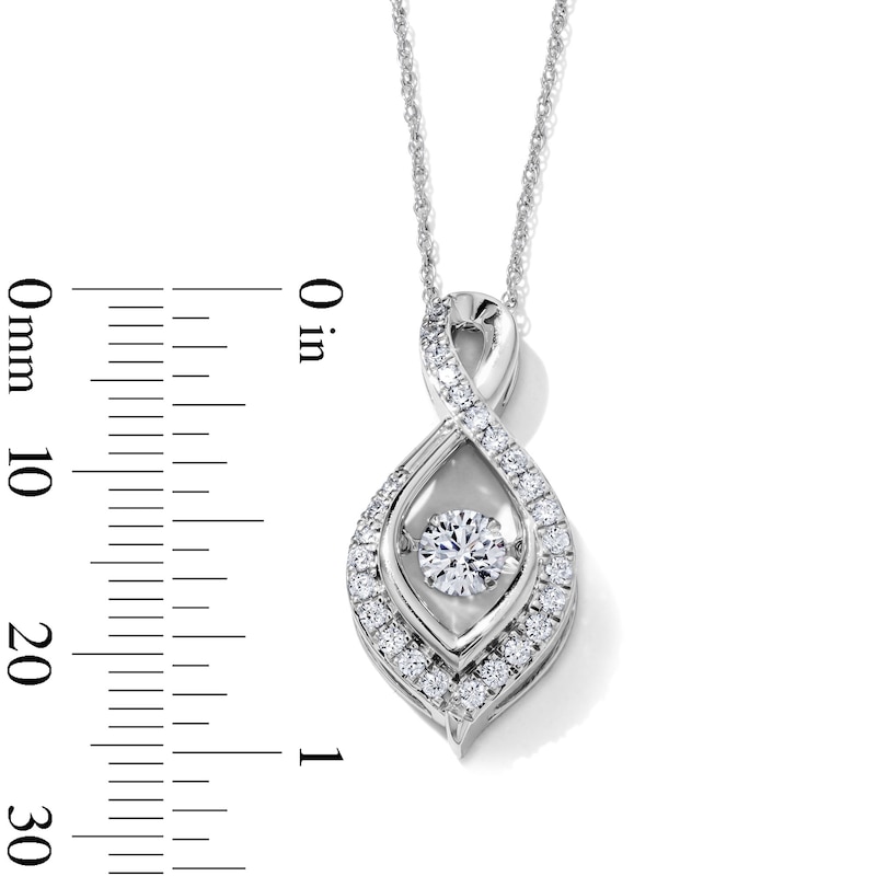 Unstoppable Love™ CT. T.W. Lab-Grown Diamond Infinity Necklace in Sterling Silver (F/SI2