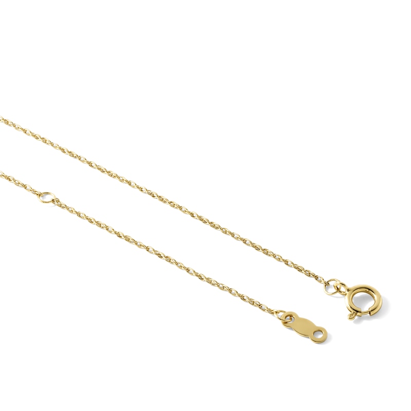 0.05 CT. T.W. Lab-Grown Diamond Paper Clip Link Necklace in Sterling Silver with 14K Gold Plate (F/SI2) - 18"
