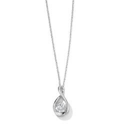 Unstoppable Love™ 0.25 CT. T.W. Lab-Grown Diamond Infinity Necklace in Sterling Silver (F/SI2) - 18"
