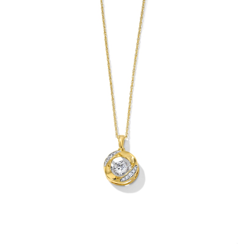 Unstoppable Love™ 0.50 CT. T.W. Lab-Grown Diamond Necklace in 10K Gold (F/SI2) - 18"