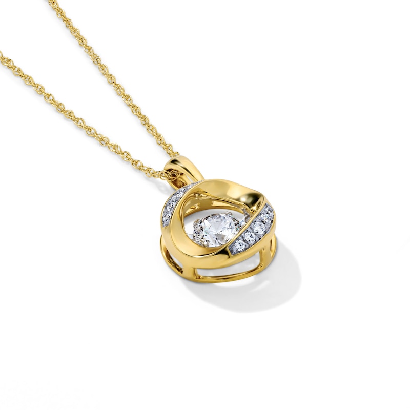 Unstoppable Love™ 0.50 CT. T.W. Lab-Grown Diamond Necklace in 10K Gold (F/SI2) - 18"