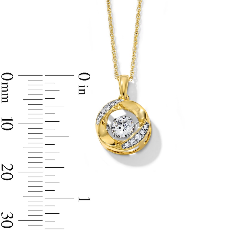 Unstoppable Love™ 0.50 CT. T.W. Lab-Grown Diamond Necklace in 10K Gold (F/SI2) - 18"