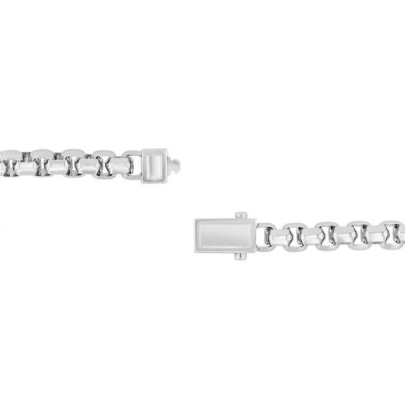 Diamond Accent Cross Necklace, Bar Necklace and Bracelet Set in Stainless Steel with Black Resin