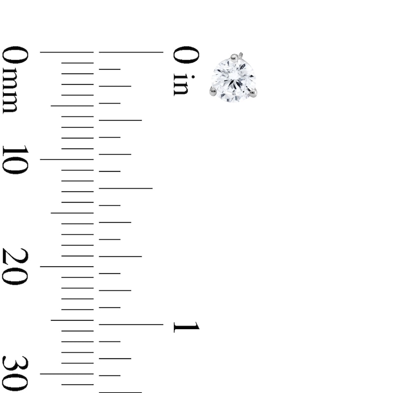 0.50 CT. T.W. Canadian Certified Diamond Solitaire Stud Earrings in 14K Gold (I/I1
