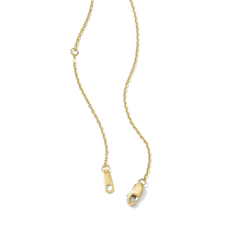 0.70 CT. T.W. Marquise-Cut Lab-Grown Diamond Swirl Necklace in 10K Gold (F/SI2) - 16.45"