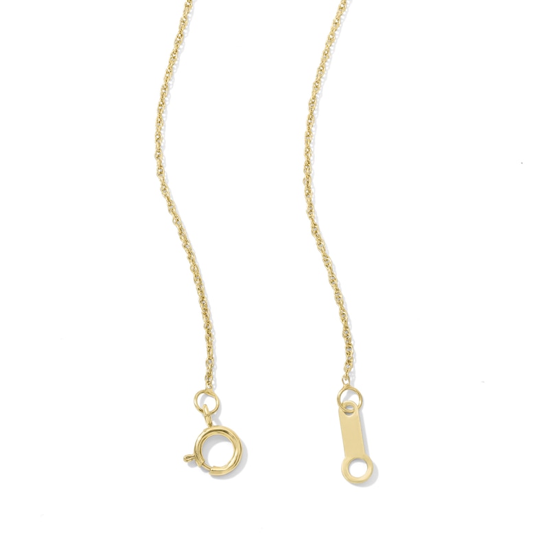 0.70 CT. T.W. Multi-Shape Lab-Grown Diamond Swirl Necklace in 10K Gold (F/SI2) - 18"